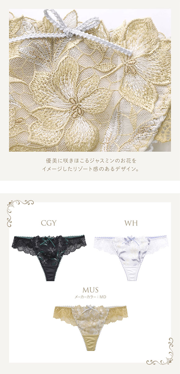 リサマリ Risa Magli レーヌ Reine ケリー Tバックショーツ バックレース 単品