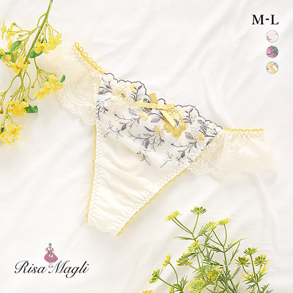リサマリ Risa Magli シェンナ Tバック ショーツ タンガ ソング ML
