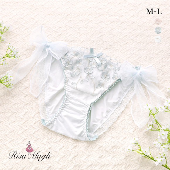 リサマリ マリーナ サイドリボンショーツ スタンダードショーツ フルバック Risa Magli