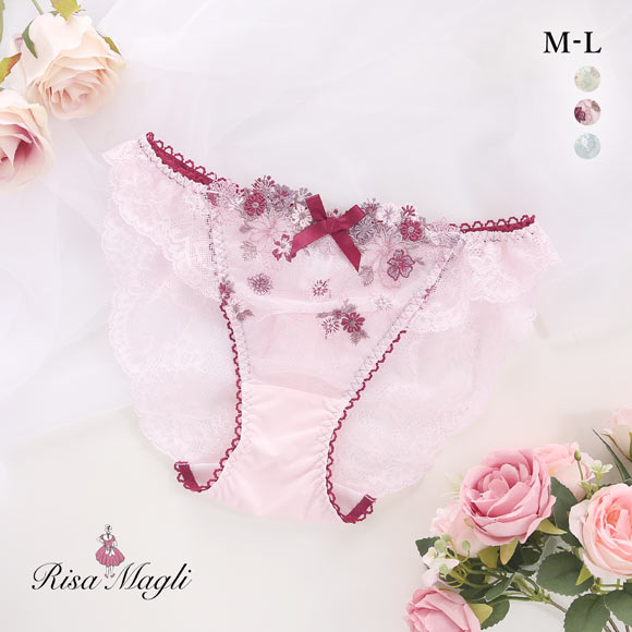 リサマリ アレッタ レースショーツ ノーマル バックレース Risa Magli