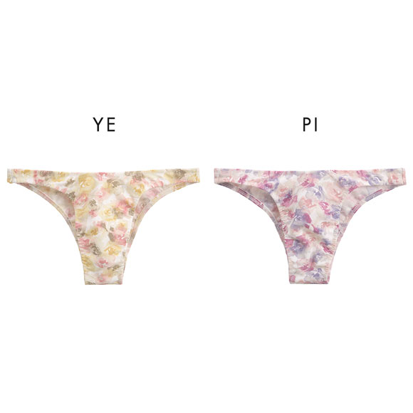 ナルズ パステルローズ ジェンダーレス ハーフバック ビキニ 男女兼用 ブリーフ 前とじ Nars