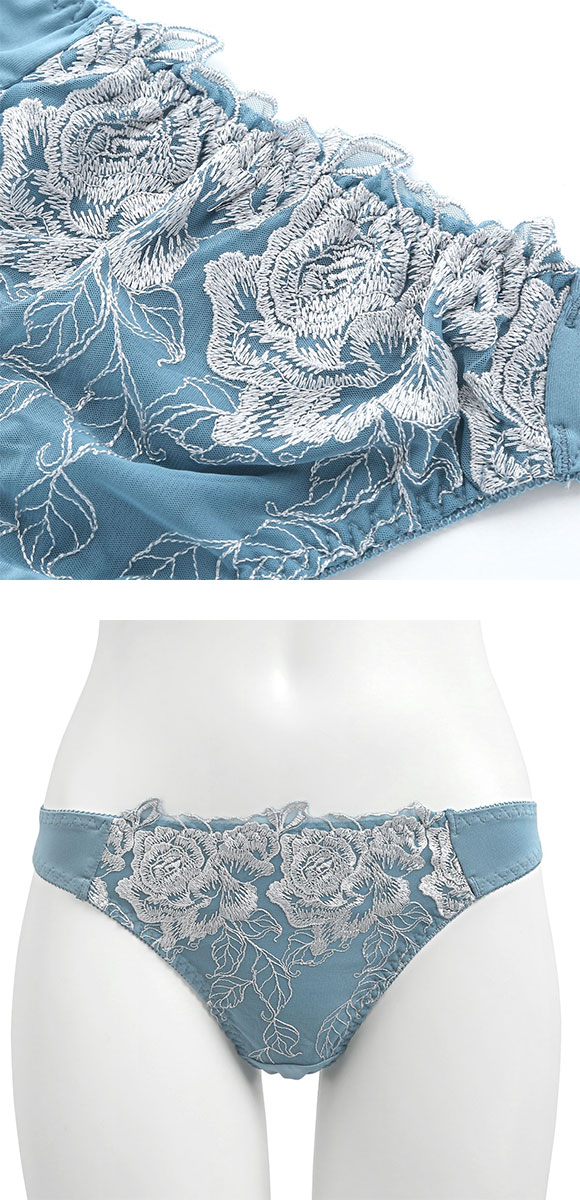 ビーオーエヌ bon 美胸 脇寄せ バストメイクブラ バラモチーフ シリーズ ショーツ Tバック M L LL 大きいサイズ 単品