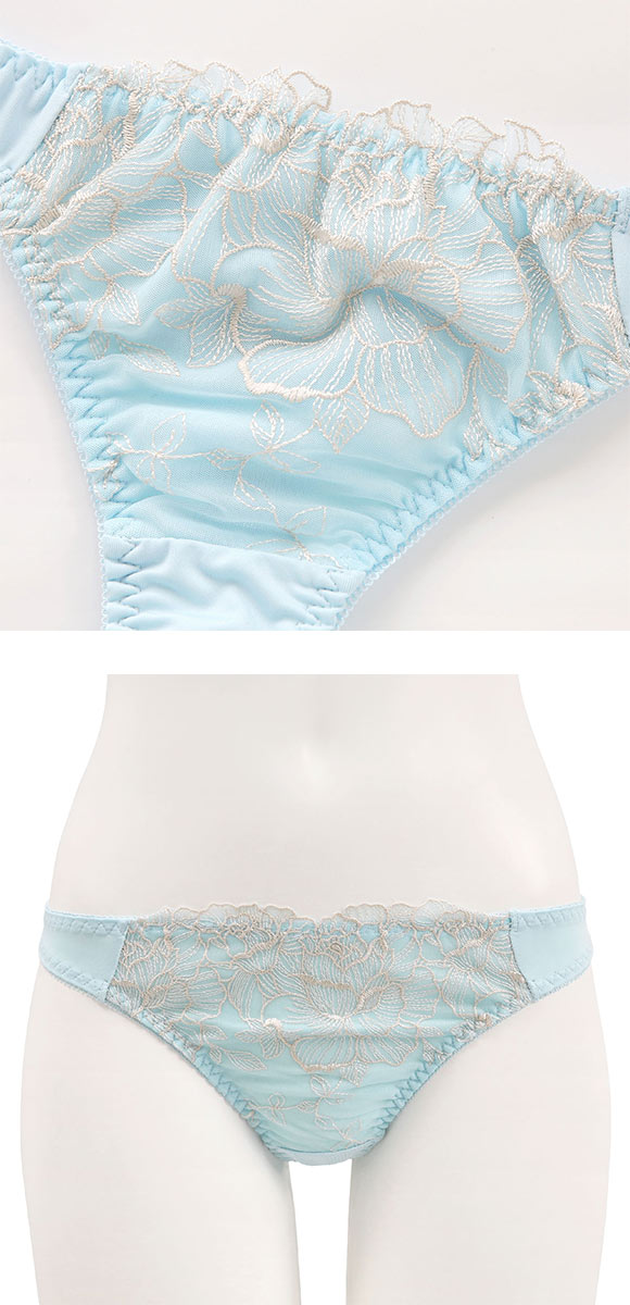 ビーオーエヌ 美胸 脇寄せ バストメイクブラ ローズレース シリーズ ショーツ Tバック M L LL bon 大きいサイズ