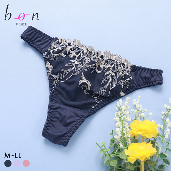 ビーオーエヌ バストメイクブラ シリーズ エレガントローズ Tバック ショーツ M L LL 大きいサイズ bon