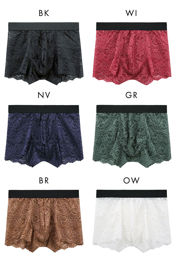 REVEC ストレッチレース 総レース BOXER ボクサー ML メンズ