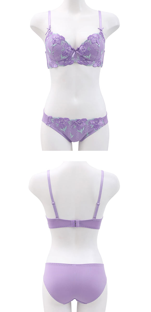 ロイヤルローズ ブラジャー ショーツ セット Tバック 3点セット BCDEF 大きいサイズ