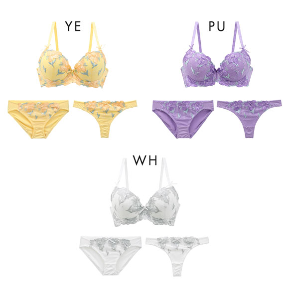 ロイヤルローズ ブラジャー ショーツ セット Tバック 3点セット BCDEF