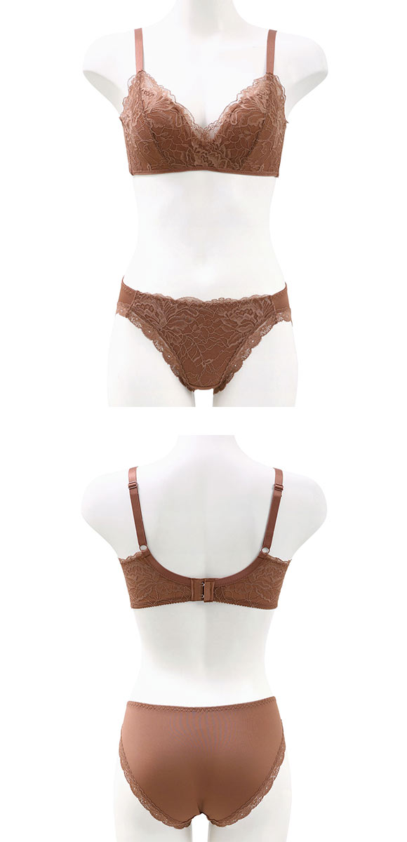 ビーオーエヌ bon 脇高ノンワイヤーブラ とろRich シリーズ ブラジャー ショーツ セット BCDEF 脇肉