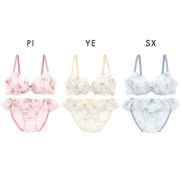 パリーゼ ローズパルファン ブラセット BCD ナイスフィット ブラジャー ショーツ セット 下着 Palissee