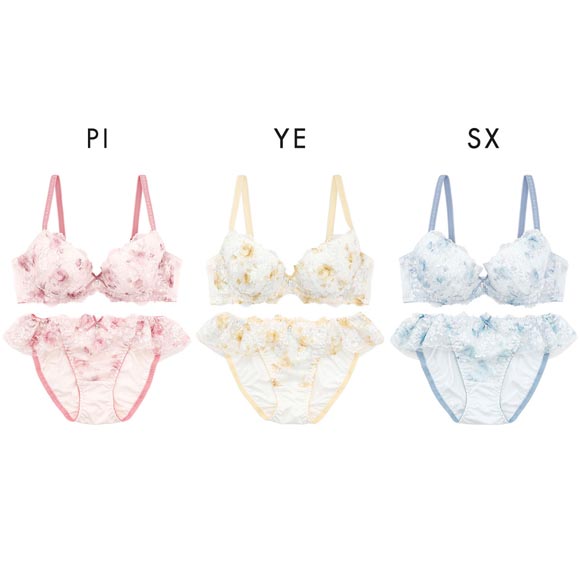 パリーゼ ローズパルファン ブラセット GH ナイスフィット 大きいサイズ ブラジャー ショーツ セット 下着 Palissee