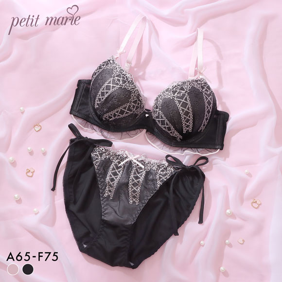 プチマリー ミスティフルール ブラセット ABCDEF ブラジャー ショーツ