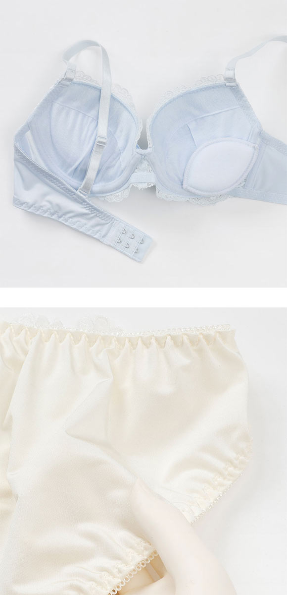 プチソワレ シャイニーフラワー ブラセット ABCDEF ブラジャー ショーツ セット 花柄刺繍 ラメ まる胸 ナチュラル petit soiree