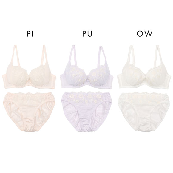 パリーゼ Palissee フェアリーブーケチュール ブラジャー ショーツ セット サイドチュール ABCDEF