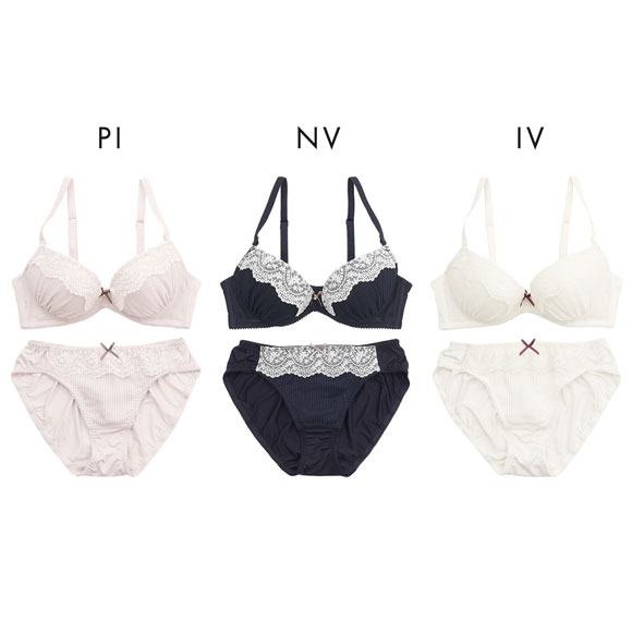 パリーゼ スウィートプリーツ ブラセット ABCDEF ブラジャー ショーツ セット ナイスフィット Palissee