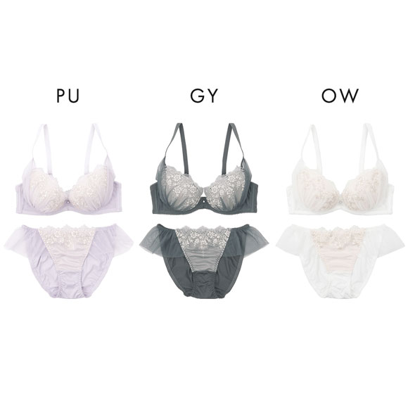 パリーゼ リュミエール ブラジャー ショーツ セット ナイスフィット ABCDEF サイドチュール Palissee