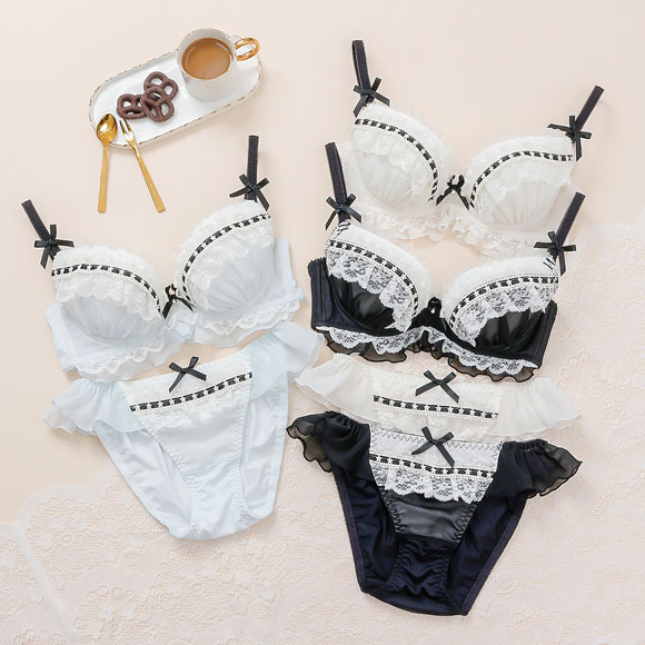 パリーゼ ジェラートフリルレース ブラセット ナイスフィット ABCDEF