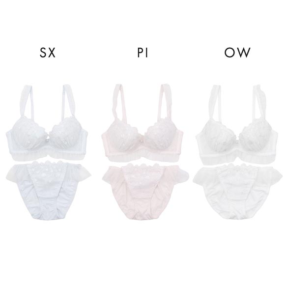 パリーゼ マーメイドシェル ブラセット ABCDEF ブラジャー ショーツ セット ナイスフィット まる胸 Palissee