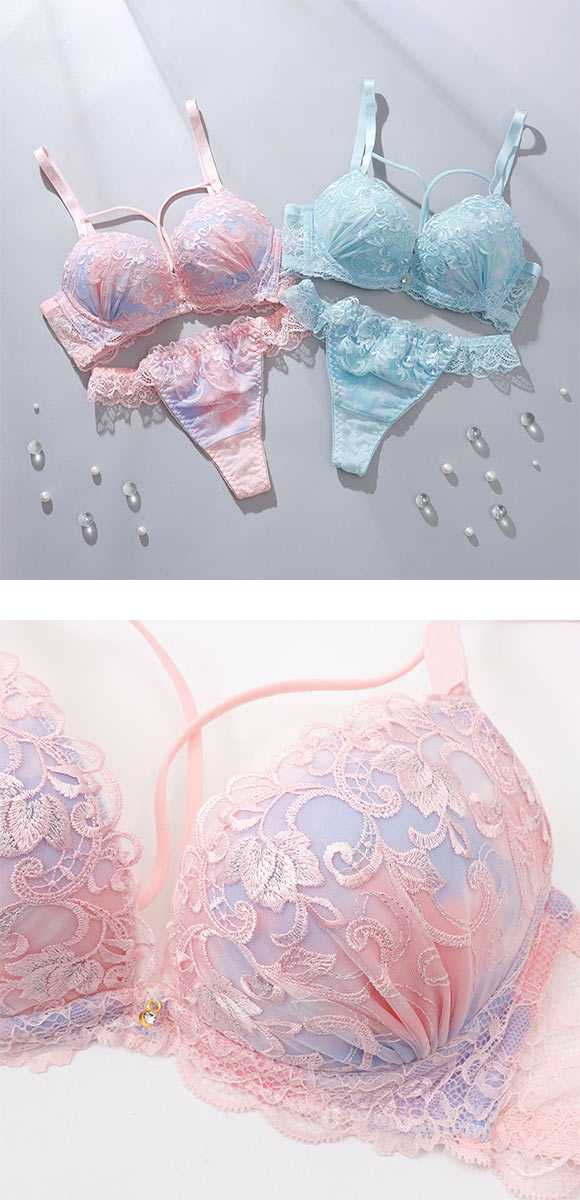 スパークス パステルクロスコード ブラジャー ショーツ セット Tバックショーツ 脇高 ABCDEF 谷間 バックレース SPARKS