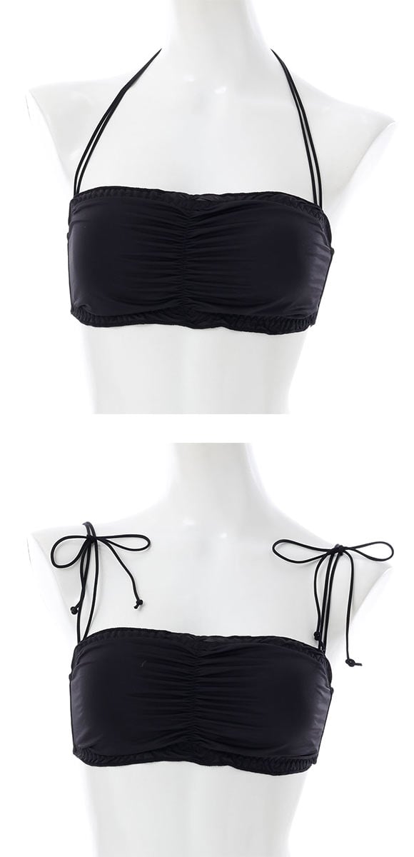 スパークス ストラップアレンジバンドゥブラ ブラジャー ノンワイヤー ホルターネック チューブブラ 背中見せ SML SPARKS