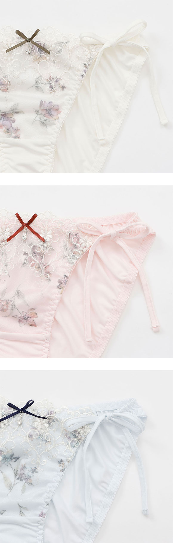 パリーゼ アモーレ サイドリボン ショーツ M 紐ショーツ Palissee