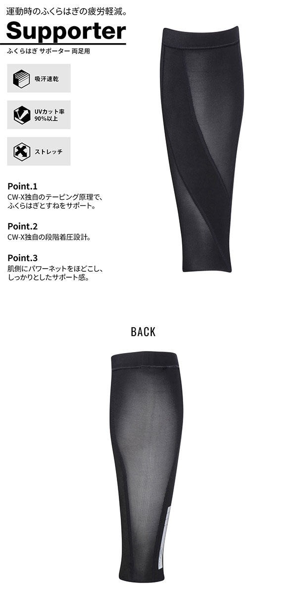ワコール Wacoal シーダブリューエックス CW-X PARTS メンズ 男性用 ふくらはぎサポーター 両足入り