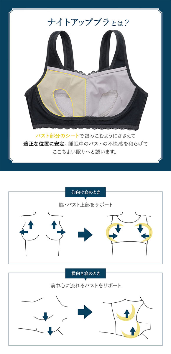 ワコール Wacoal ナイトアップブラ Night Up Bra ナイトブラ BRA166