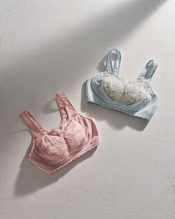 ワコール Wacoal ナイトアップブラ Night Up Bra ナイトブラ BRA166 レーシィタイプ ブラジャー ML ノンワイヤー ハーフトップ