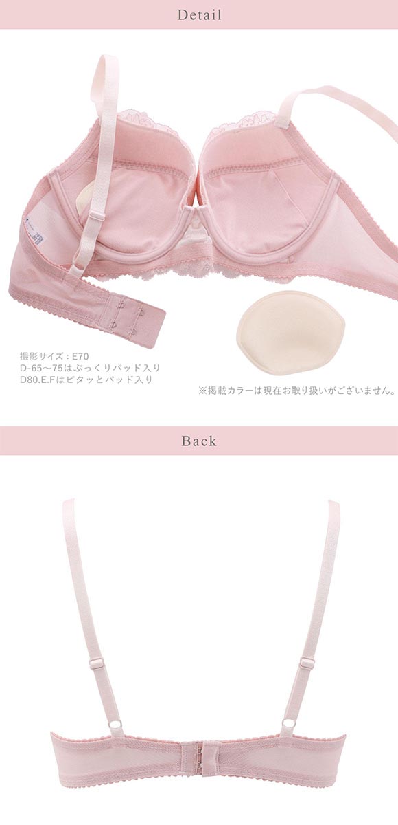 ワコール Wacoal BRB409 ファーストリボンブラ ブラジャー 大きいサイズ DEF 単品