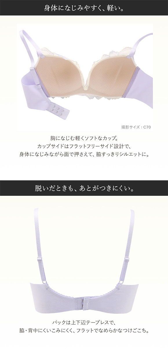 ワコール Wacoal SUHADA ONE スハダワン BRB421 ブラジャー ノンワイヤー ABC ワイヤレスブラ 単品