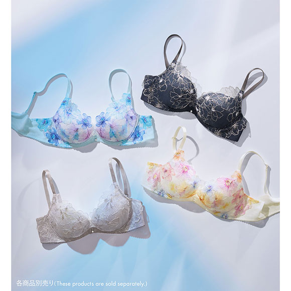 ワコール Wacoal BRB465 夏めくブラ 3/4カップブラジャー DEF ワコール