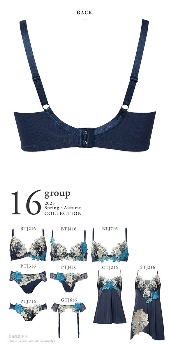 ワコール サルート 16グループ 16G 小さく見せるブラ EF ブラジャー フルカップ 大きいサイズ Wacoal Salute BTJ216 25SSシーズン