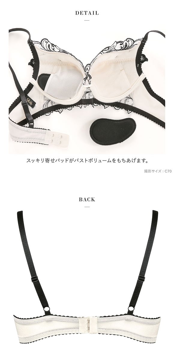 ワコール Wacoal サルート Salute 07G BTJ407 VIVA LINE ブラジャー BC ビバライン 谷間 単品 24SS ブルーム