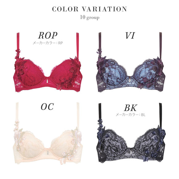 ワコール Wacoal サルート Salute 10G BTJ410 P-UP 3/4カップ ブラジャー DEF プッシュアップブラ 谷間 単品