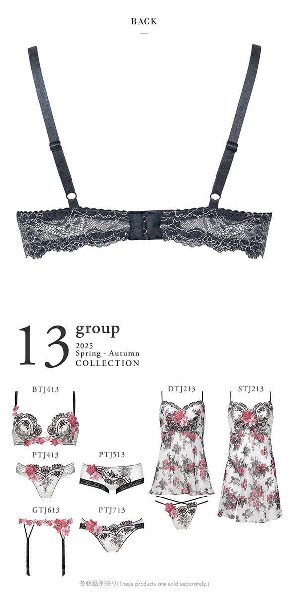 ワコール サルート 13グループ 13G P-UP ブラジャー DEF プッシュアップ 谷間 Wacoal Salute BTJ413 25SSフェア