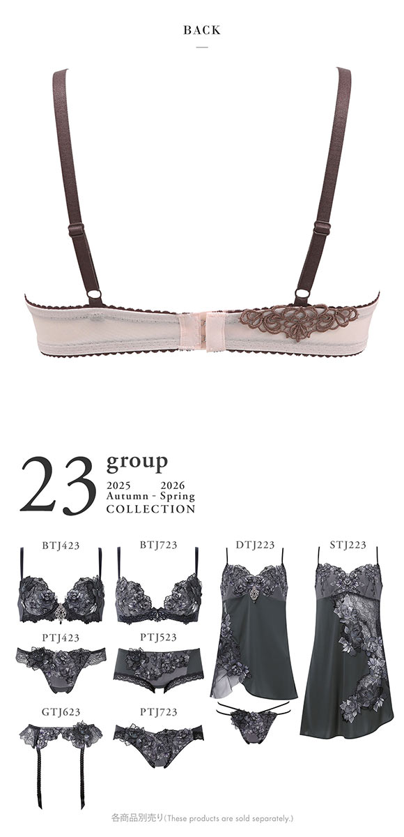 ワコール サルート 23グループ 23G P-UP ブラジャー GHI プッシュアップ 谷間 大きいサイズ Wacoal Salute BTJ423 25AWフェア