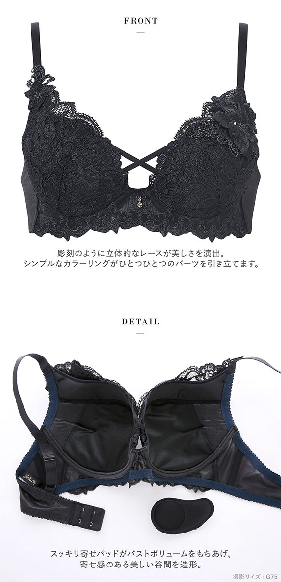 ワコール サルート 27グループ 27G VIVA LINE ブラジャー G ビバライン 谷間 Wacoal Salute BTJ427 25AWブルーム 大きいサイズ