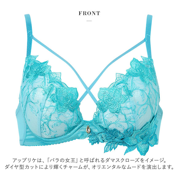 ワコール サルート 37グループ 37G VIVA LINE ブラジャー BC ビバライン 谷間 Wacoal Salute BTJ437 26SSブルーム