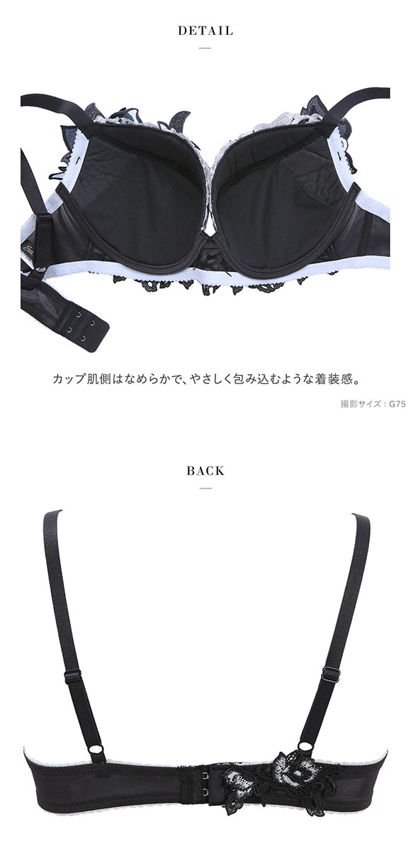 ワコール サルート 38グループ 38G P-UP ブラジャー プッシュアップ GHI 谷間 大きいサイズ Wacoal Salute BTJ438 26SSブライト