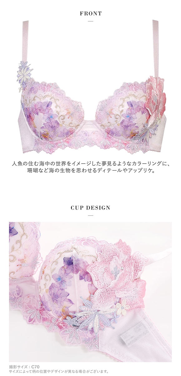 ワコール サルート 50グループ 50G P-UP ブラジャー GHI プッシュ