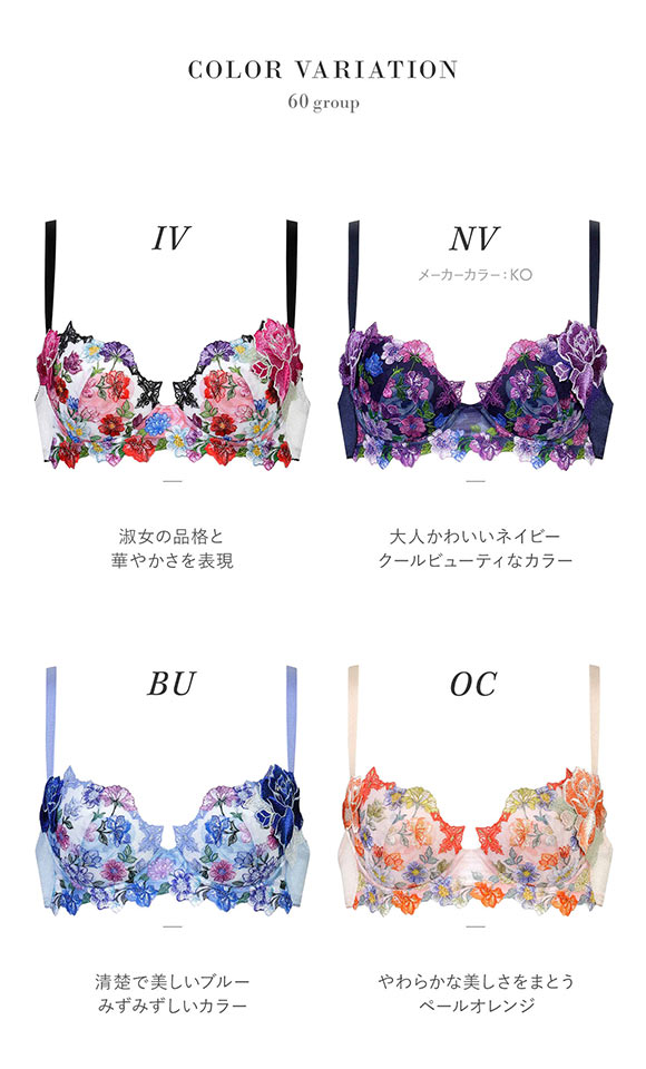ワコール サルート 60グループ 60G P-UP ブラジャー プッシュアップ BC