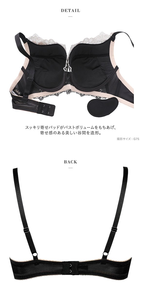 ワコール サルート 70グループ 70G VIVA LINE ブラジャー G ビバライン 谷間 Wacoal Salute BTJ470 24AWブルーム