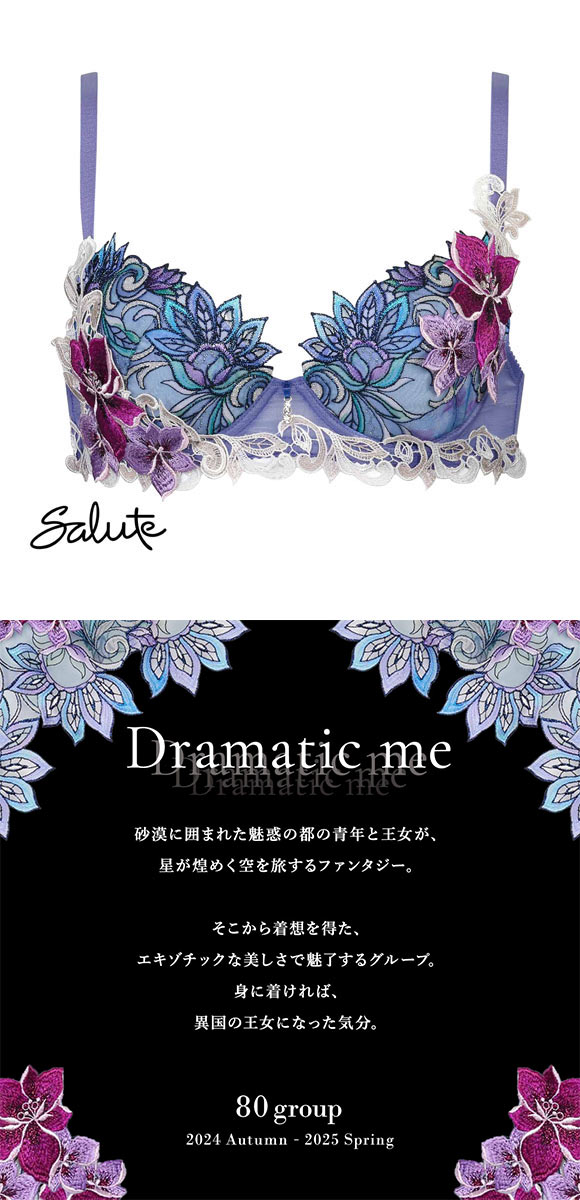 ワコール サルート 80グループ 80G P-UP ブラジャー DEF プッシュアップ Wacoal Salute BTJ480 25SS先行プレステージ