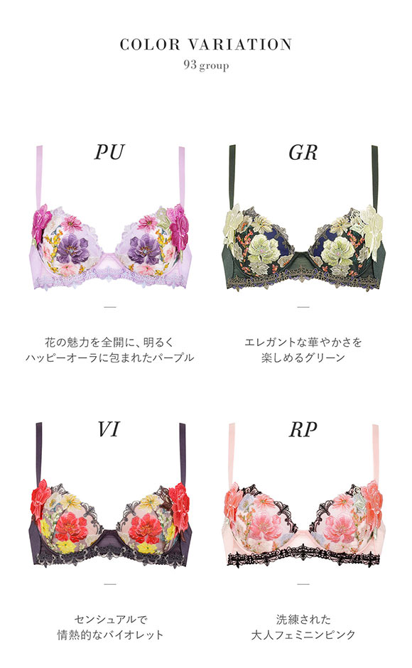 ワコール Wacoal サルート Salute 23AW 93G BTJ493 P-UP ブラジャー BC プッシュアップ 単品 谷間 フェア