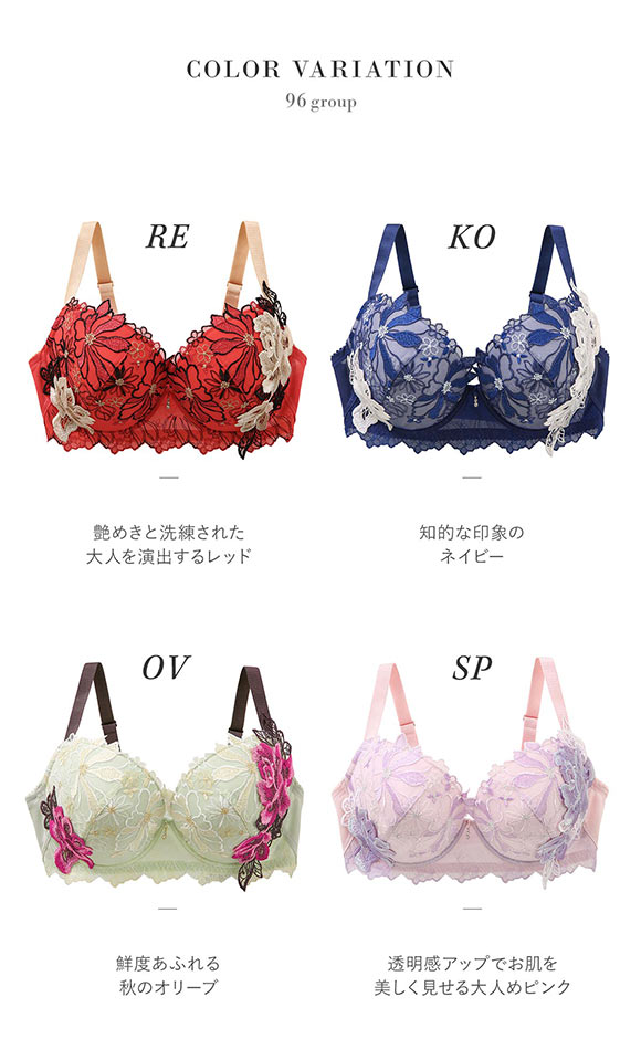 ワコール Wacoal サルート Salute 23AW 96G BTJ496 P-UP プッシュアップ ブラジャー GHI 谷間 単品 シーズン