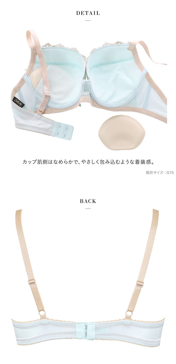 ワコール Wacoal サルート Salute 11G BTJ711 リボンブラ ブラジャー G 大きいサイズ 単品 24AW先行 コア