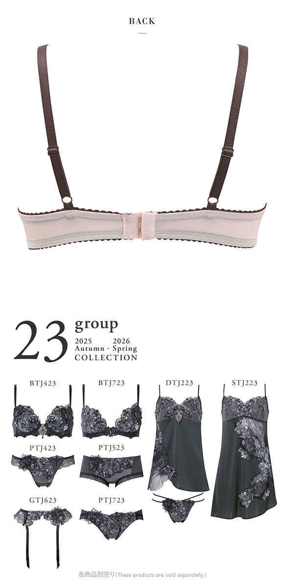 ワコール サルート 23グループ 23G フロントエックスプラス ブラジャー G 谷間 Wacoal Salute BTJ723 FRONT-X＋ 25AWフェア