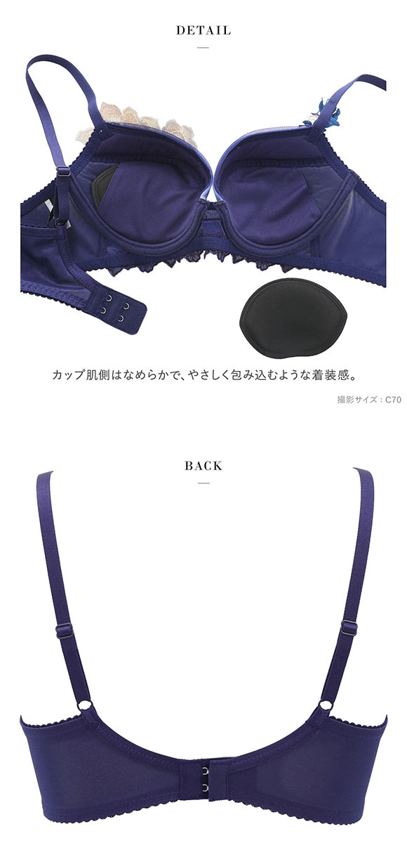 ワコール サルート 36グループ 36G リボンブラ ブラジャー DEF 大きい