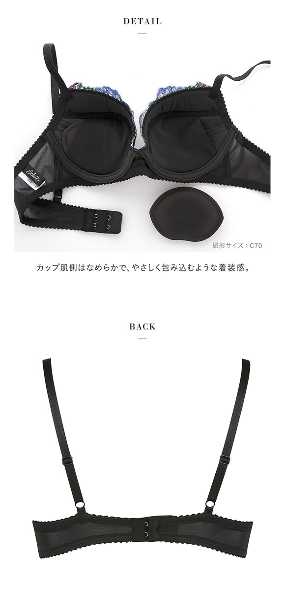 ワコール Wacoal サルート Salute 23SS先行コア 81G BTJ481 BTJ781 リボンブラ ブラジャー C 単品