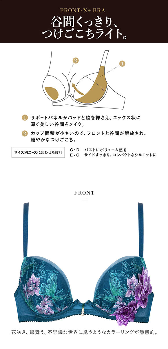 Wacoal　ワコール　サルート　93G　パキータ　希少　レア　フロントエックス Wacoal ワコール サルート 93G パキータ 希少 レア フロント