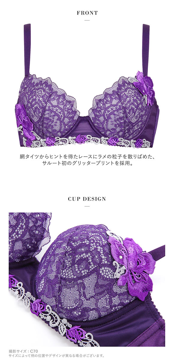 ワコール Wacoal サルート Salute 23AW 95G BTJ495 女優Bra ブラジャー DEF 単品 デコルテ 谷間 リフトアップ ブルーム